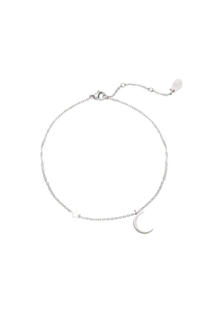 Anklet Moonlight Silver Stainless Steel 
